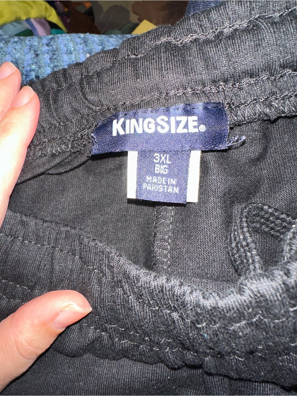 KingSize Men's Black 3XL Black Sweatpants NWT